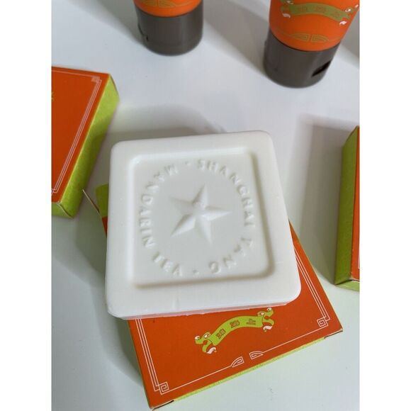 Lot of 8 Shanghai Tang Mandarin Tea Hotel Travel Bath Soap Conditioner Lotion - Picture 4 of 9